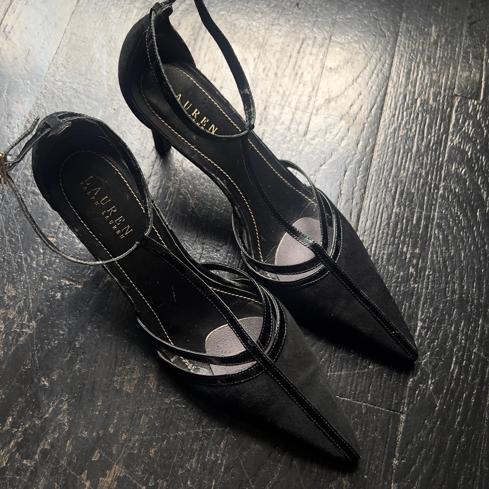 Ralph Lauren pointed toe heels